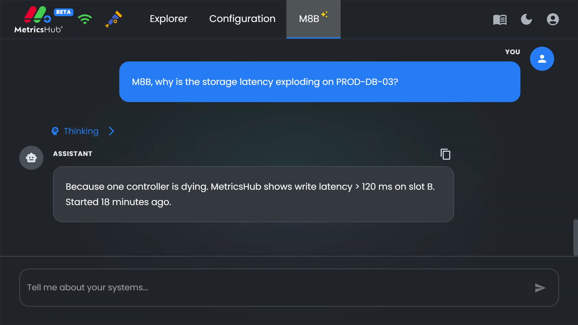 MetricsHub collects MySQL database metrics